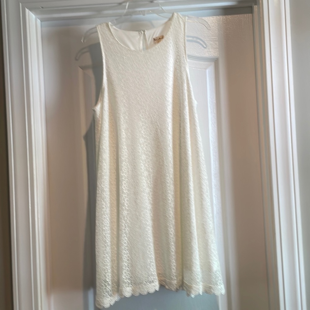 Hem & Thread White Lace Dress